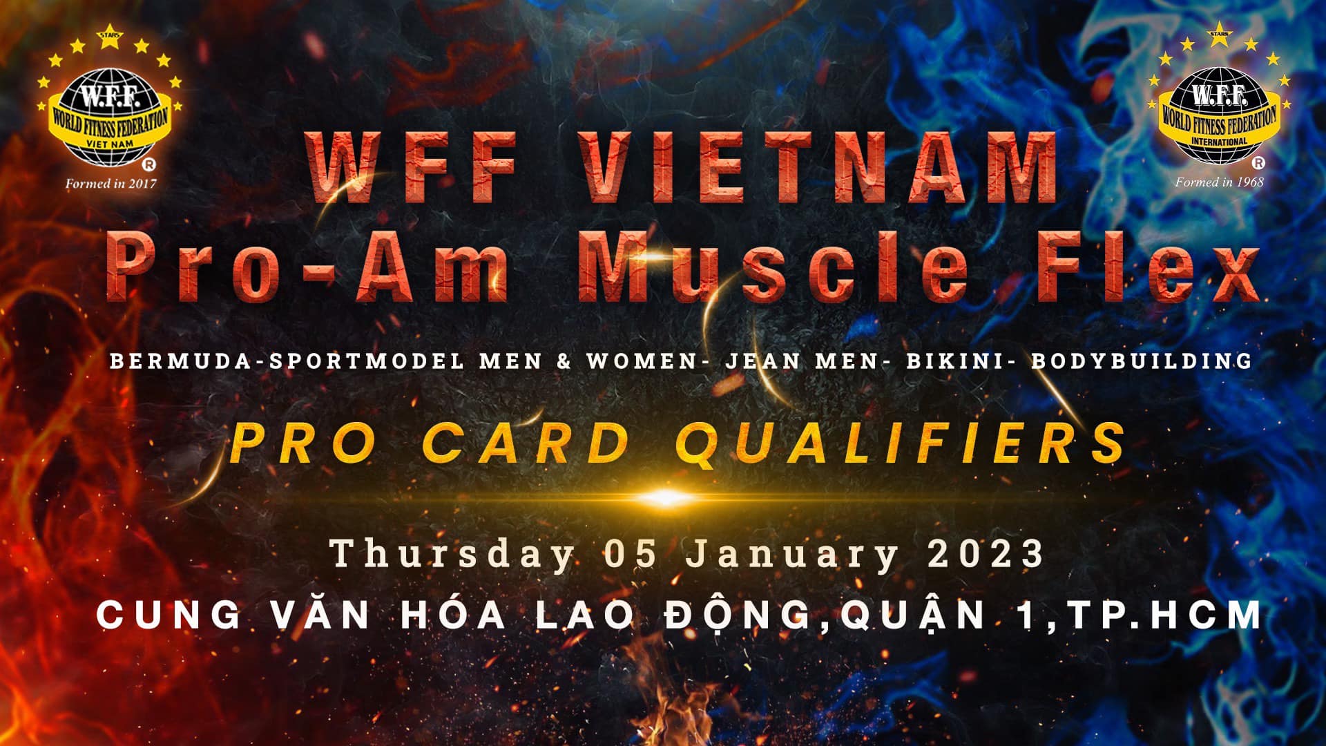 Giải WFF VIETNAM MUSCLE FLEX 2023